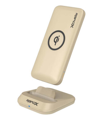 MyPort 10K Power Bank Stand + Power Adapter - Warm Silver